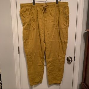 Mustard Old Navy linen pants XXL